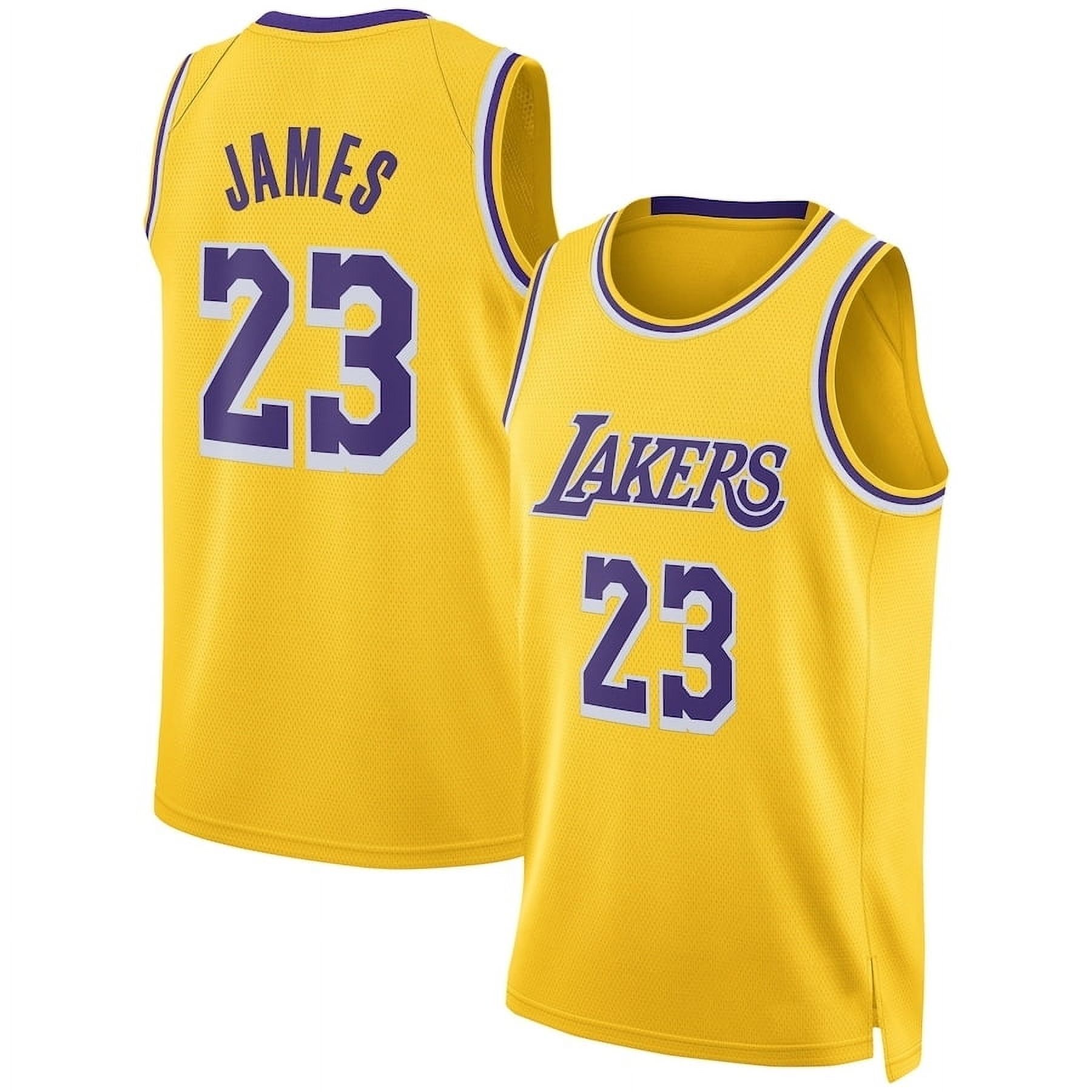 Men's Los Angeles L 23 LeBron James Sport Shirts Player Performance Top Basketball Sport Tee
